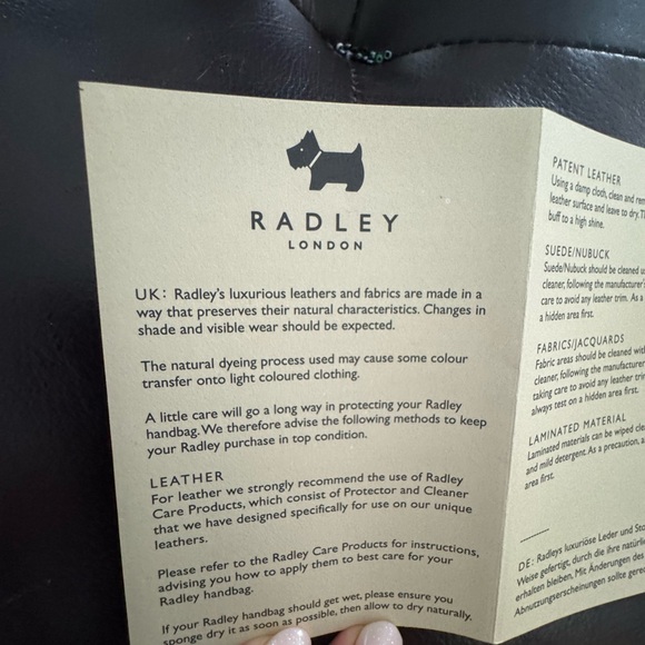 Radley London brown leather bag. - Picture 3 of 5
